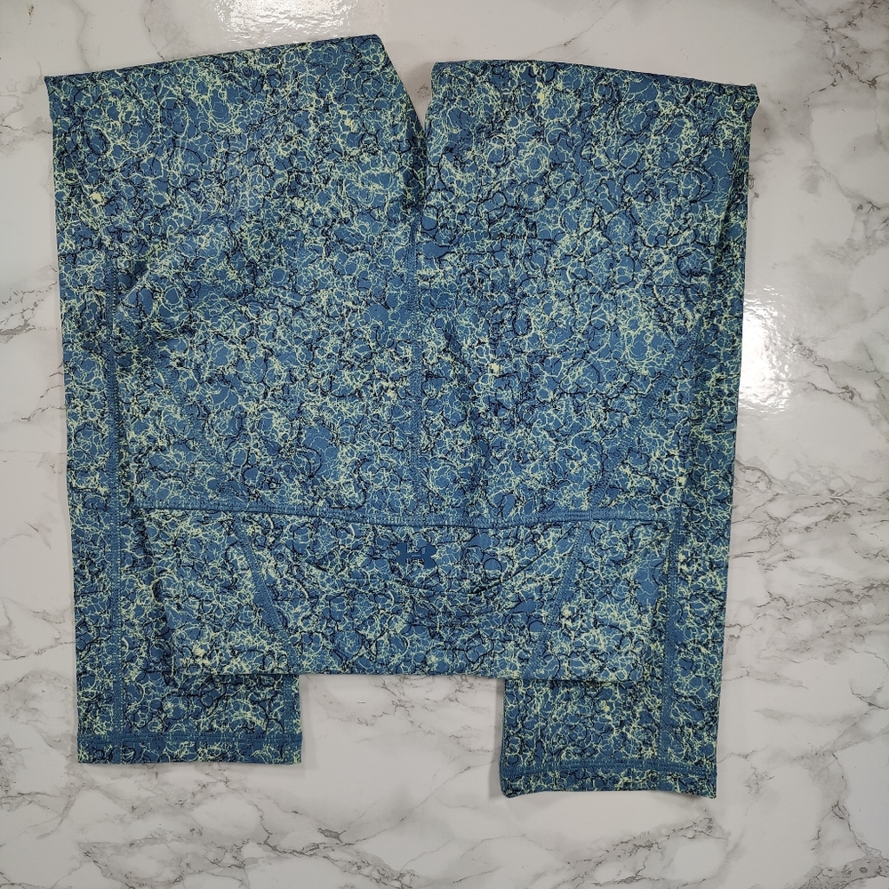 Under Armour Blue Green Patterned Leggings Size XS - Picture 5 of 7